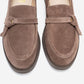 Galea - Taupe Suede Genuine Leather Loafer (Women)