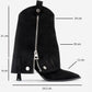 Lola - Black Zip Pointed Toe Heeled Boot (Women)