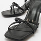 Nebel - Black Heeled Sandal (Women)