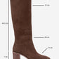 Venia - Brown Block Heel Boot (Women)