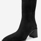 Venia - Black Block Heel Boot (Women)