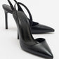 Twine - Black Heeled Shoe (Women)