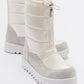 Vay - White Zip-Up Snow Boot (Women)