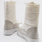 Vay - White Zip-Up Snow Boot (Women)