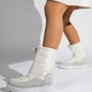 Vay - White Zip-Up Snow Boot (Women)