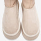 Ovar - Beige Suede Platform Boot (Women)