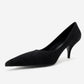 Marcus - Black Patterned Heeled Shoe (Women)