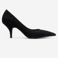 Marcus - Black Patterned Heeled Shoe (Women)