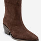 Lexia - Brown Genuine Leather Western Boot (Women)
