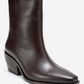 Lexia - Brown Genuine Leather Western Boot (Women)