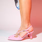 Coje - Pink Patent Pointed Toe Stiletto Shoe (Women)