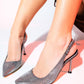 Orfo - Platinum Patterned High Heel Shoe (Women)