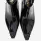 Rassel - Black Patent Pointed Toe Slim Heel Boot (Women)
