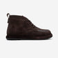 Martas - Brown Suede Genuine Leather Lace-Up Zip Ankle Boot (Women)