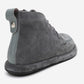 Martas - Grey Suede Genuine Leather Lace-Up Zip Ankle Boot (Women)