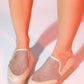 Purcan - Beige Glitter Mesh Chunky Sole Casual Shoe (Women)