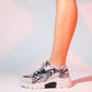 Duja - Gray Black Multi Mesh Thick Sole Sport Sneakers (Women)