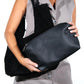 ORLITHA - Black Genuine Suede Leather Shoulder Bag (Women)