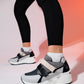 Berge - Black Velcro Platform Sneaker (Women)