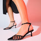 Liede - Black Patent Pointed Toe Stiletto (Women)
