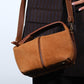 ISLAND - Cognac Genuine Leather Shoulder Bag (Women)