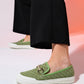Marakesh - Green Denim Buckle Loafer (Women)