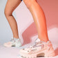 Duja - Beige Gray Multi Chunky Sole Sport Sneaker (Women)