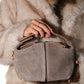 ISLAND - Taupe Genuine Leather Shoulder Bag (Women)
