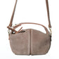 ISLAND - Taupe Genuine Leather Shoulder Bag (Women)