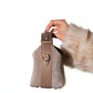 ISLAND - Taupe Genuine Leather Shoulder Bag (Women)