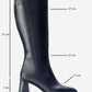 PARADİS - Navy Block Heel Boot (Women)