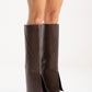 AJA - Brown Block Heel Boot (Women)