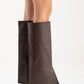 AJA - Brown Block Heel Boot (Women)