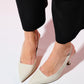 Flem - Ecru Pointed Toe Backless Stiletto Pump (Women)