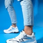Buren - White Grey Platform Sneaker (Women)