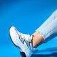 Buren - White Grey Platform Sneaker (Women)