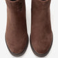 RASHE - Brown Suede Block Heel Boot (Women)