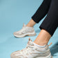 Buren - Beige Platform Sneaker (Women)