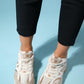 Buren - Beige Platform Sneaker (Women)