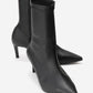 Rossano - Black Stretch Stiletto Heel Boot (Women)