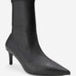 Rossano - Black Stretch Stiletto Heel Boot (Women)