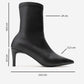 Rossano - Black Stretch Stiletto Heel Boot (Women)