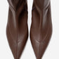 ALORA - Brown Kitten Heel Boot (Women)