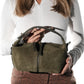 Island - Green Genuine Leather Shoulder Bag (Women)