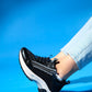 Oude - Black Zippered Platform Sneaker (Women)