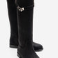 YOKO - Black Belted Riding Boot (Women)