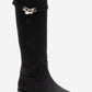 YOKO - Black Belted Riding Boot (Women)