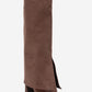 AJA - Brown Suede Block Heel Boot (Women)