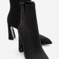 AJA - Black Block Heel Boot (Women)