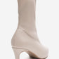 ROSSANO - Beige Stretch Stiletto Heel Boot (Women)